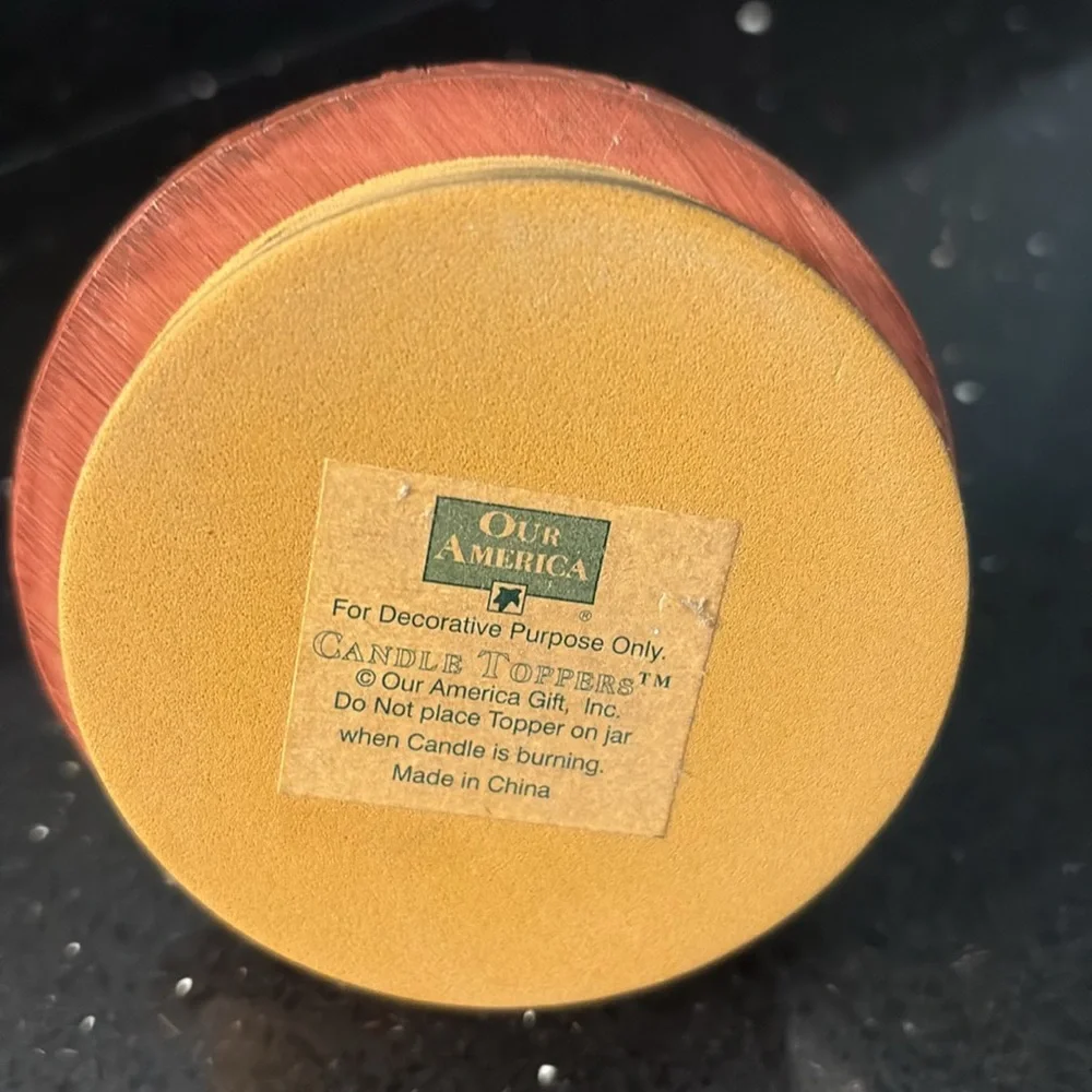 Vintage Yankee Candle Victorian Shabby Chic Hat, Gloves, Feminine Candle Topper - Picture 8 of 10